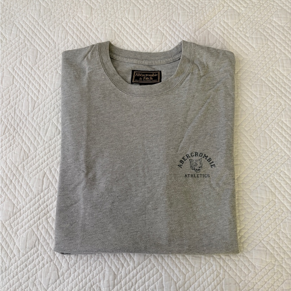 Vintage Abercrombie & Fitch Heather Gray Tee 100% cotton